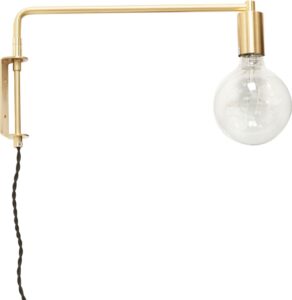 Lampa ścienna Hübsch 890501 – nowoczesny design, metalowa konstrukcja, elegancki kolor