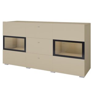Komoda Baros 26 2d3d Beżowy – nowoczesny design, pojemne szuflady, solidna konstrukcja