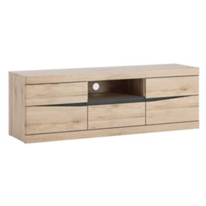 Komoda RTV Summer typ 52 2D1S san remo jasne/arusha/srs mdf – nowoczesny design, jasne kolory, trwały materiał