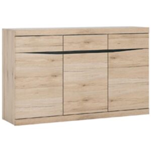 Komoda Summer typ 42 3D-3S san remo jasne/arusha/srs mdf – nowoczesny design, funkcjonalność, trwały materiał
