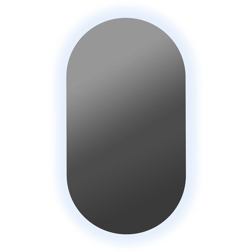 Lustro LED owal 50×90 – elegancki design, energooszczędne oświetlenie, duży rozmiar