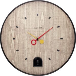 Zegar ścienny Black Nightingale czarny – elegancki design, minimalistyczny styl, doskonałe do każdego wnętrza