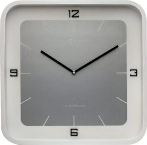 Zegar ścienny Square Wall biały – nowoczesny design, minimalistyczny styl, idealny do każdego wnętrza