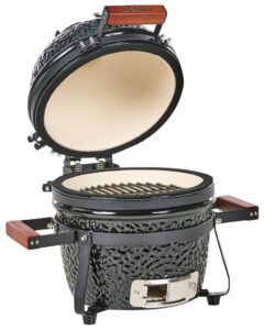 Mini grill węglowy KAMADO Ceramika Czarny