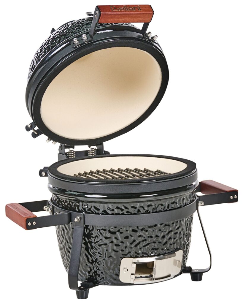 Mini grill węglowy KAMADO Ceramika Czarny