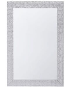 Lustro ścienne MERVENT 61 cm 91 cm Srebrny