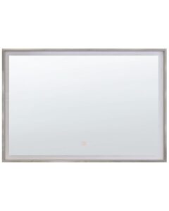 Lustro łazienkowe LED ARGENS 80 cm 60 cm Srebrny