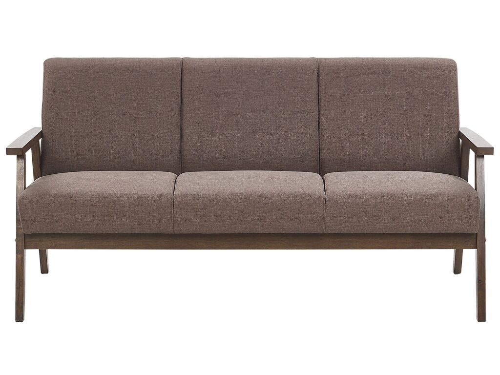 Sofa dla 3 osób ASNES  Brązowy