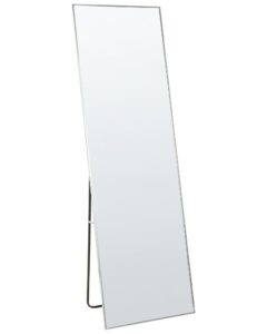 Lustro stojące BEAUVAIS 156 cm Metal Srebrny