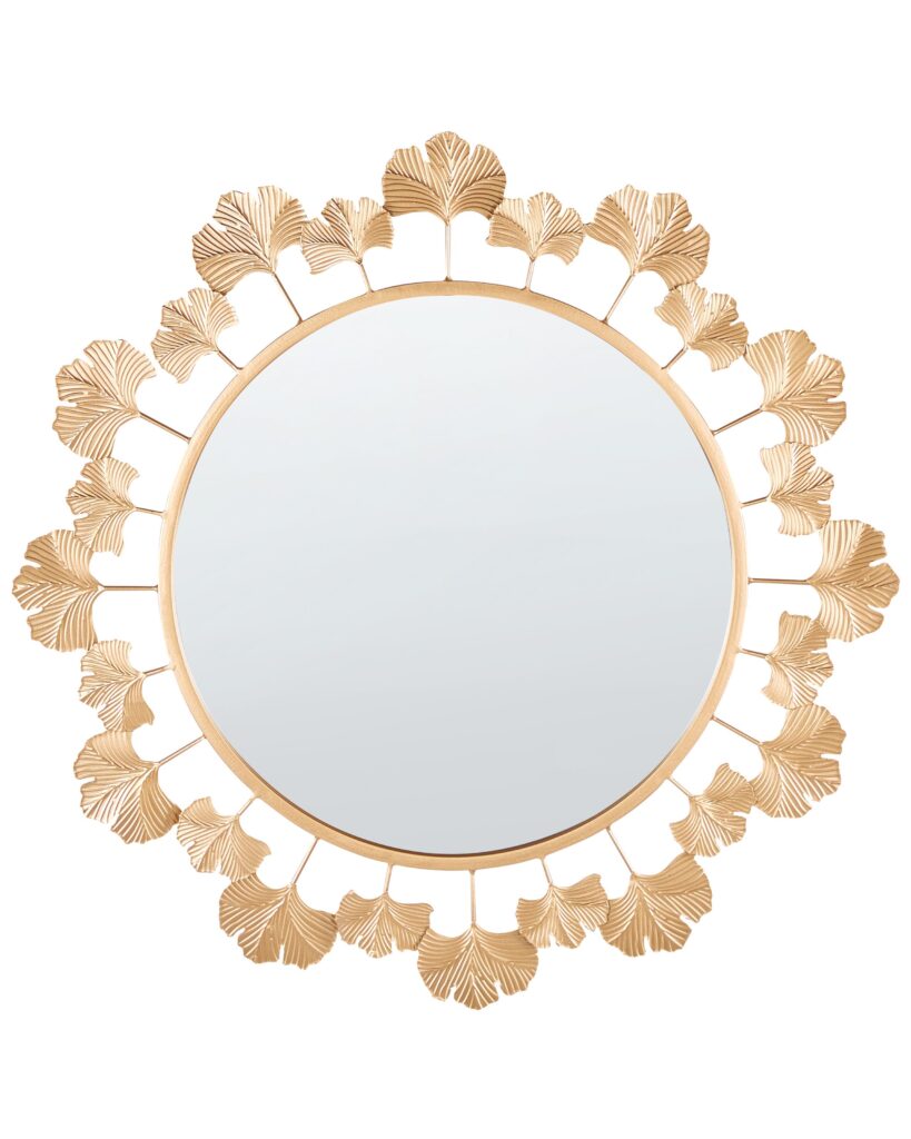 Lustro ścienne CODOLET 60 cm 60 cm Metal Złoty