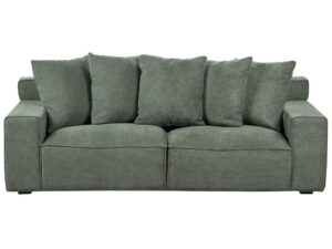 Sofa dla 3 osób VISKAN Szenil Ciemnozielony