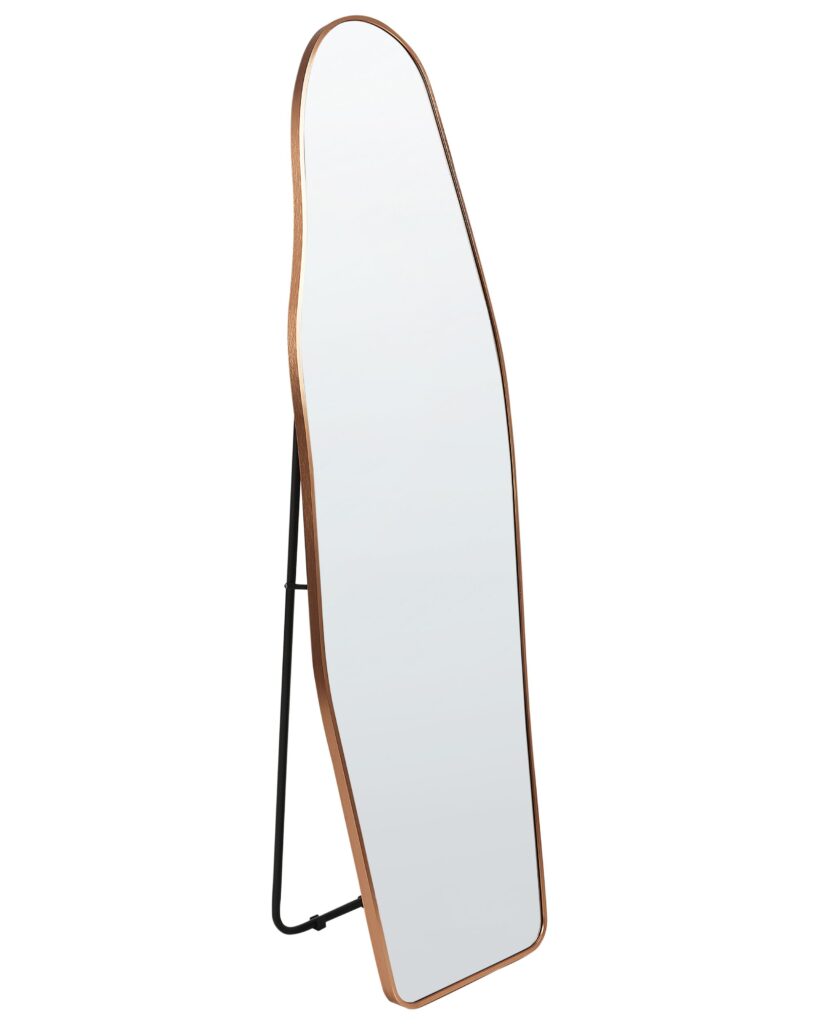 Lustro stojące LARCHE 160 cm Metal Złoty