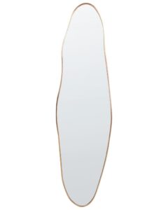 Lustro ścienne SALINS 47 cm 160 cm Metal Złoty