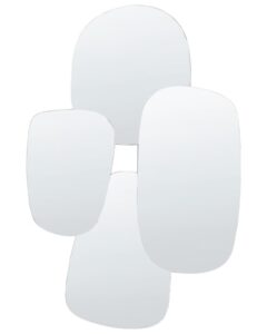 Lustro ścienne VOUZON 80 cm 120 cm Srebrny