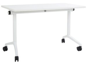 Składane biurko CAVI Biały 120 cm 60 cm Z kółkami