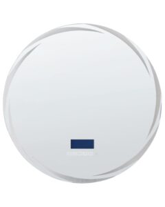 Lustro łazienkowe LED TANAY 60 cm 60 cm Wbudowany głośnik Bluetooth Srebrny