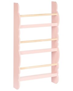 Regał ścienny RIGOLET 80 cm Pastelowy róż