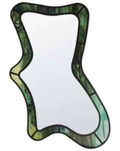 Lustro ścienne CERVILLE 60 cm 98 cm Zielony