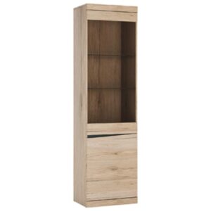 Witryna Summer typ 01P 2D san remo jasne/arusha/srs mdf – nowoczesny design, jasne wykończenie, trwały materiał