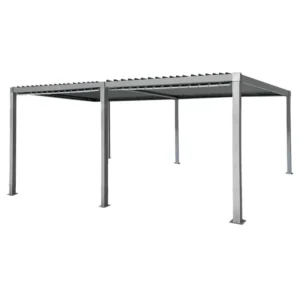 Pergola ogrodowa multiklimatyczna 3×6 z regulowanym stalowym dachem 18mkw
