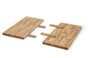 Przedłużki do blatu drewniane dąb naturalny mat 78 x 40 cm Apex & Radus – solidne, funkcjonalne, estetyczne
