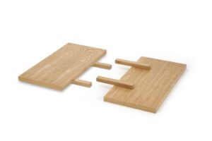 Przedłużki do blatu dąb naturalny mat 78 x 40 cm Apex & Radus – wysoka jakość, elegancki wygląd, funkcjonalność