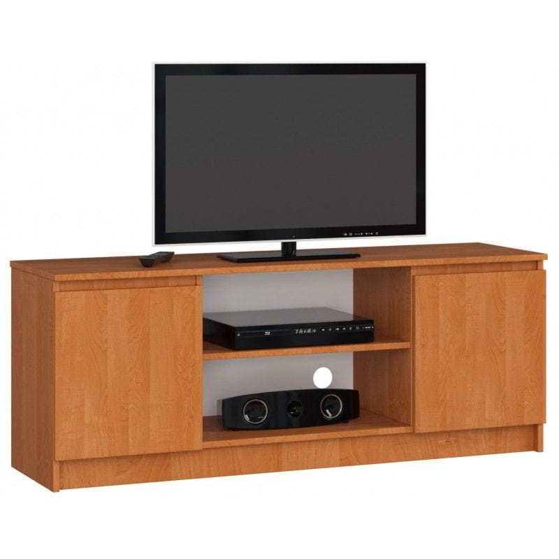 Szafka rtv, stolik, NOVA, 140x40x55 cm, olcha, mat