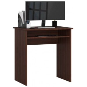 Małe biurko komputerowe, DESKO, 68x51x74 cm, wenge, mat