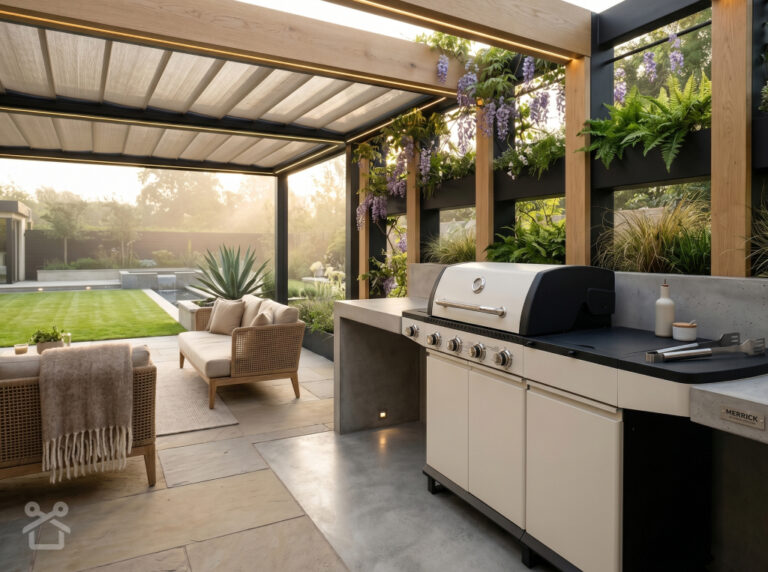 Nowoczesna Strefa BBQ i Grill Gazowy | Trendy 2026