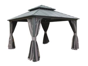 PAWILON OGRODOWY TWARDY DACH ALTANA PERGOLA 3.65×3.65 CORCIANO