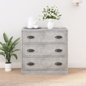Szafka, szarość betonu, 70×35,5×67,5cm, materiał drewnopochodny