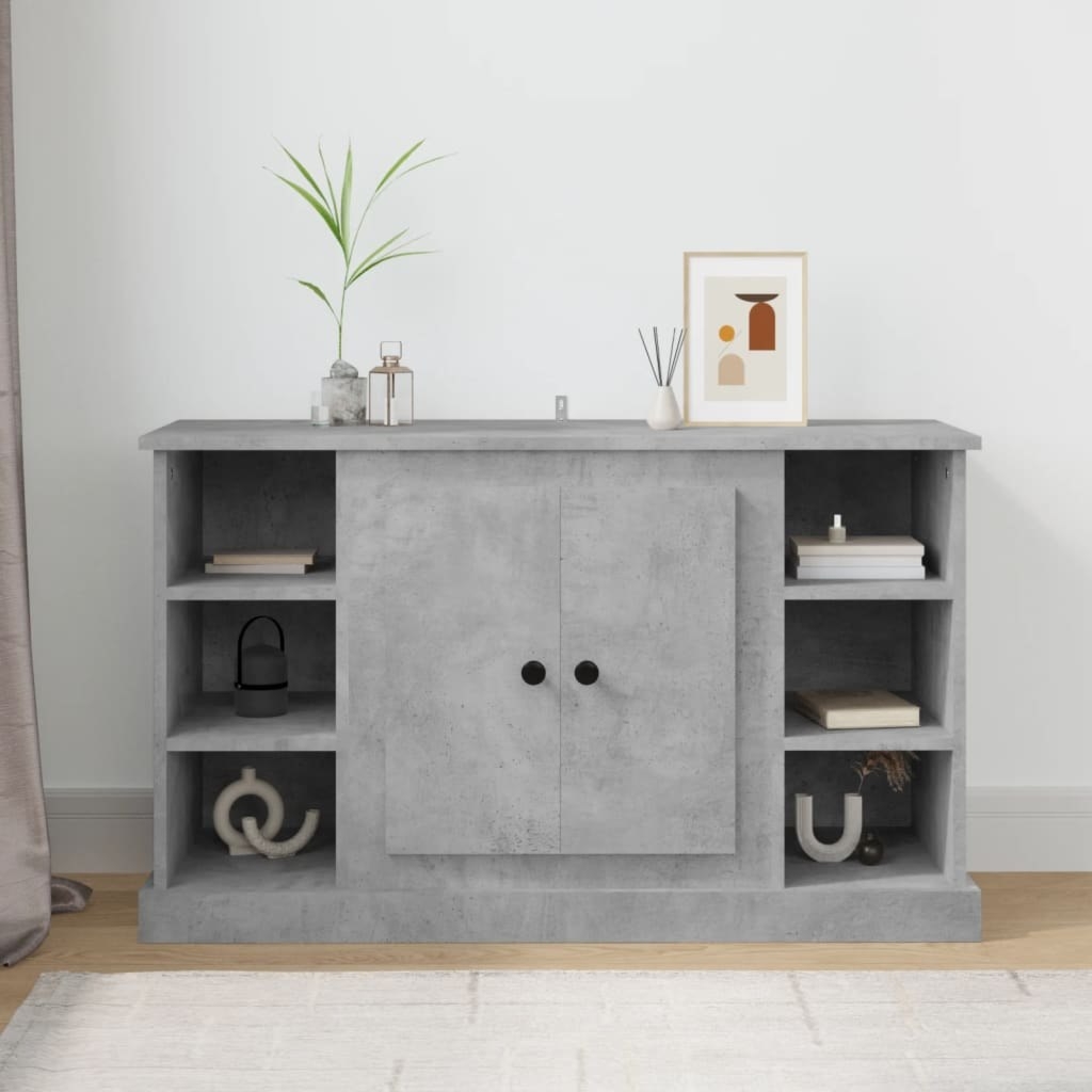 Szafka, szarość betonu, 100×35,5×60 cm, materiał drewnopochodny