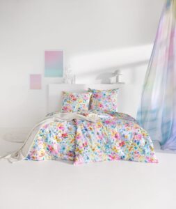 Pościel Estella 4826/985 Alanis Mako Satyna 160x200cm 3 części