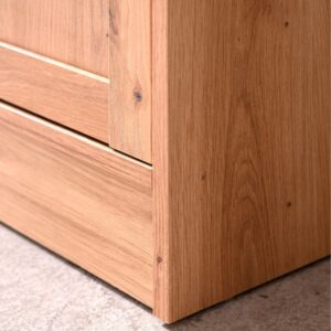 Komoda z szufladami i drzwiami dąb artisan mat 200 cm Timber