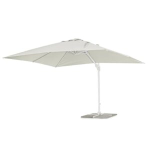 Parasol ogrodowy EDEN 400×300 Bizzotto biały aluminium