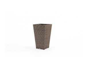 Donica ogrodowa, na balkon SCALEO  60x37x37 Oltre royal piaskowa technorattan