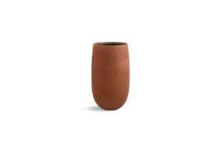 Donica ogrodowa SANDSTONE mrozoodporna Ø40×67 Flucci miedziana