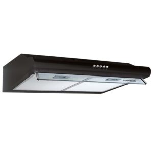 Okap kuchenny, pochłaniacz, podszafkowy, 60 cm, berdsen, BE-10-A, czarny