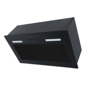 Okap kuchenny, podszafkowy, 52 cm, Berdsen, BT-236, czarny