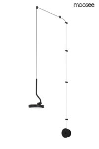MOOSEE lampa ścienna FLAT czarna