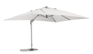 Poszycie do parasola SARAGOZZA SARAGOZZA złamana biel 400×300  z poliamidu Bizzotto