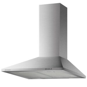 Okap kuchenny, kominowy, 60 cm, berdsen, BT-214, srebrny, inox