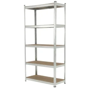 Regał metalowy magazynowy wciskany warsztatowy 5 półek 180×90×40, 875kg