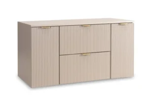 Szafka pod umywalkę z 2 drzwiami i 2 szufladami 120 cm Kaszmir Willy