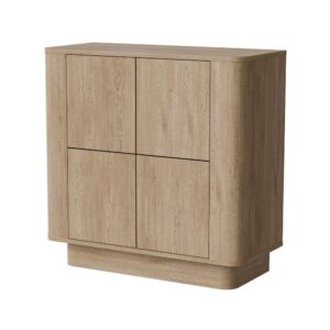 Komoda z drzwiami dąb cremona mat 80 cm Varese