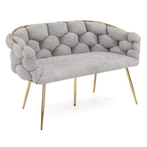 Sofa glamour BALLOON | Boucle | Szary #5 | DC-KT9118