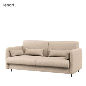 BED CONCEPT BC-35 – Sofa 180 do BC-13 – boucle beżowy/front szary