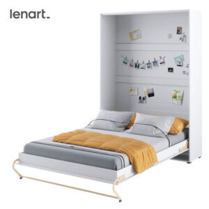 CONCEPT PRO CP-01p(v.2) – półkotapczan pionowy pod materac 140×200 – biały/biały połysk