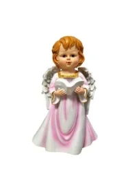 Figurka Anioł z Książką – Różowy 22cm