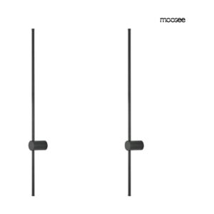 MOOSEE zestaw 2 lamp ściennych OMBRE 100 czarny